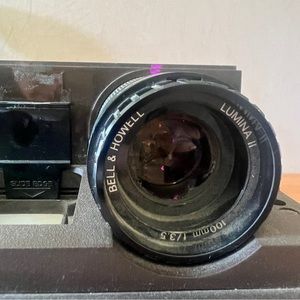 Sears Opticube 802 Slide Projector Mid-Century TESTED & TURNS ON. VINTAGE